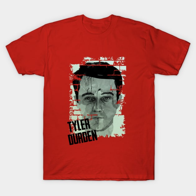 Tyler Durden wall T-Shirt by Finito_Briganti